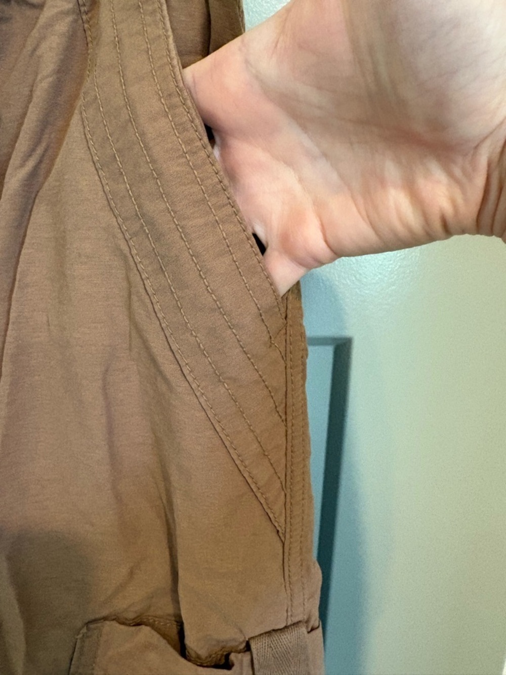 Aeropostale womens Cargo Drawstring Pants - Brown - Picture 3 of 7